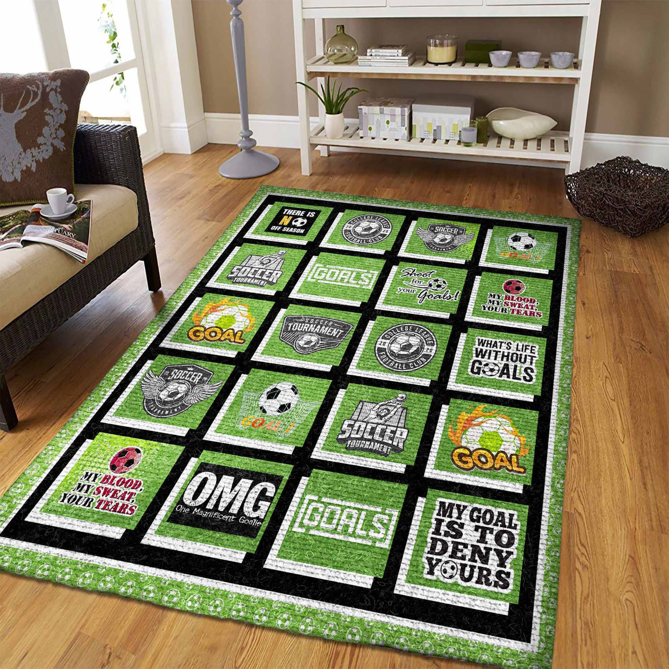 Soccer KP73832 Rug Carpet