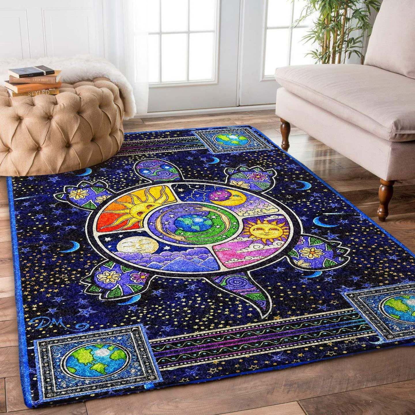 Solar System Turtle Rug Carpet