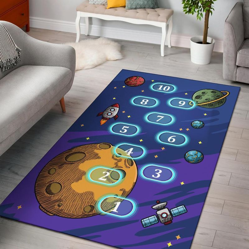 Space Counting Area Rug Carpet