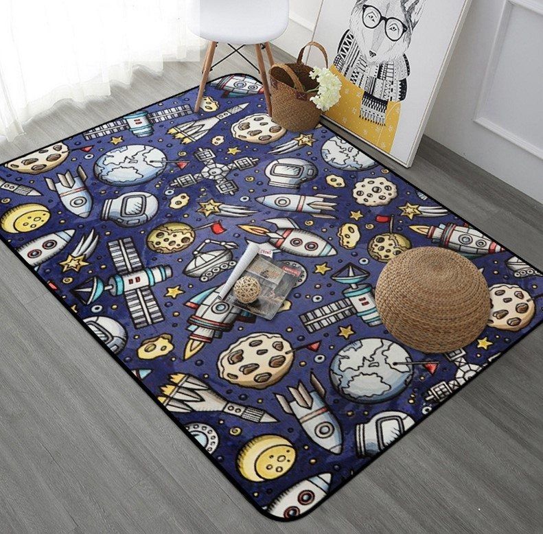 Space Universe Planet Rug Carpet