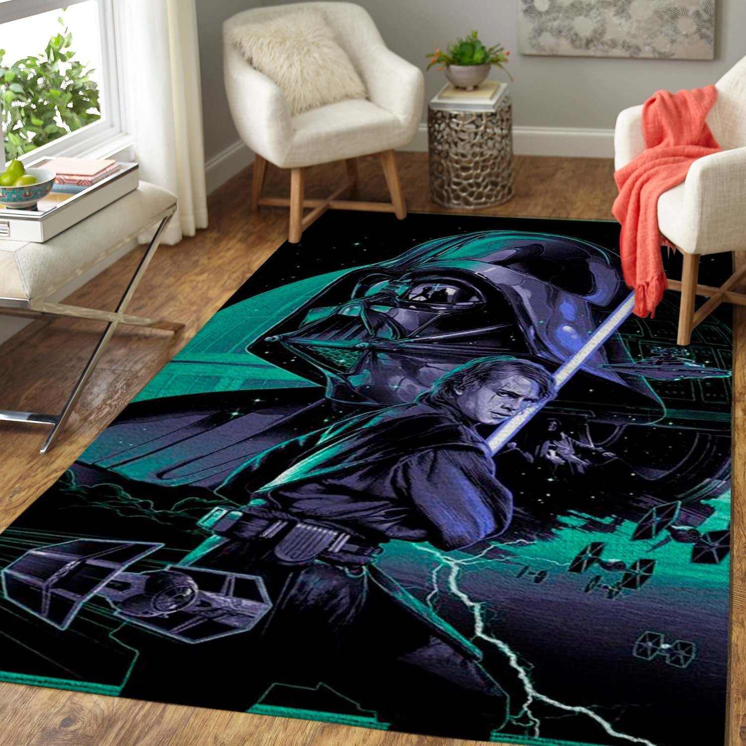 Star Wars Fans Darth Vader Anakin Skywalker Area Rug Carpet