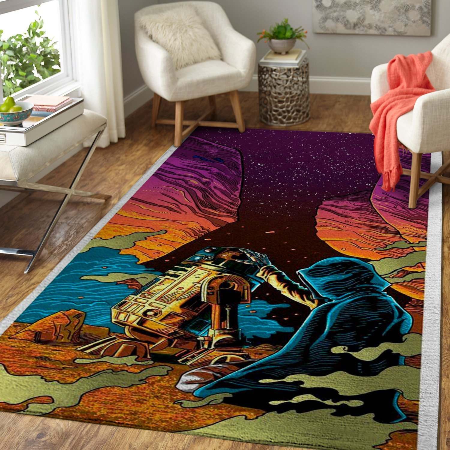 Star Wars Fans Saga Space Area Rug, Movie MJ26425 Rug Carpet