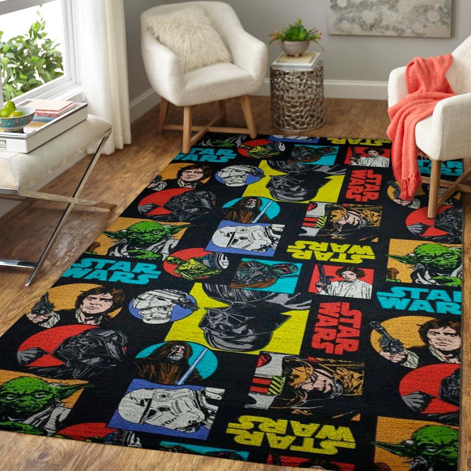 Star Wars Legends Area Rug Carpet, Movie Home Decor