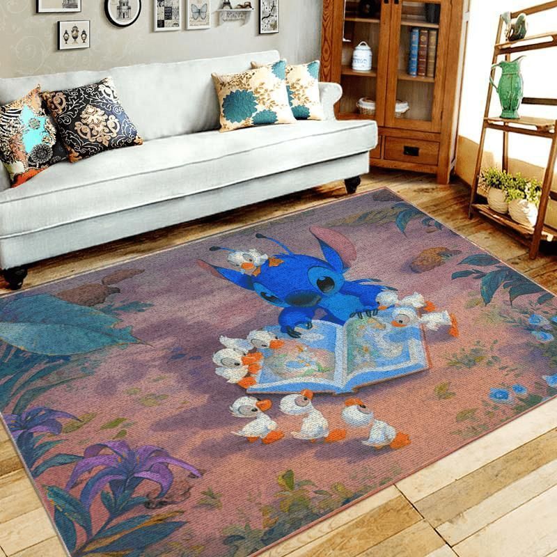 Stitch Rug Carpet Mat All Over Print