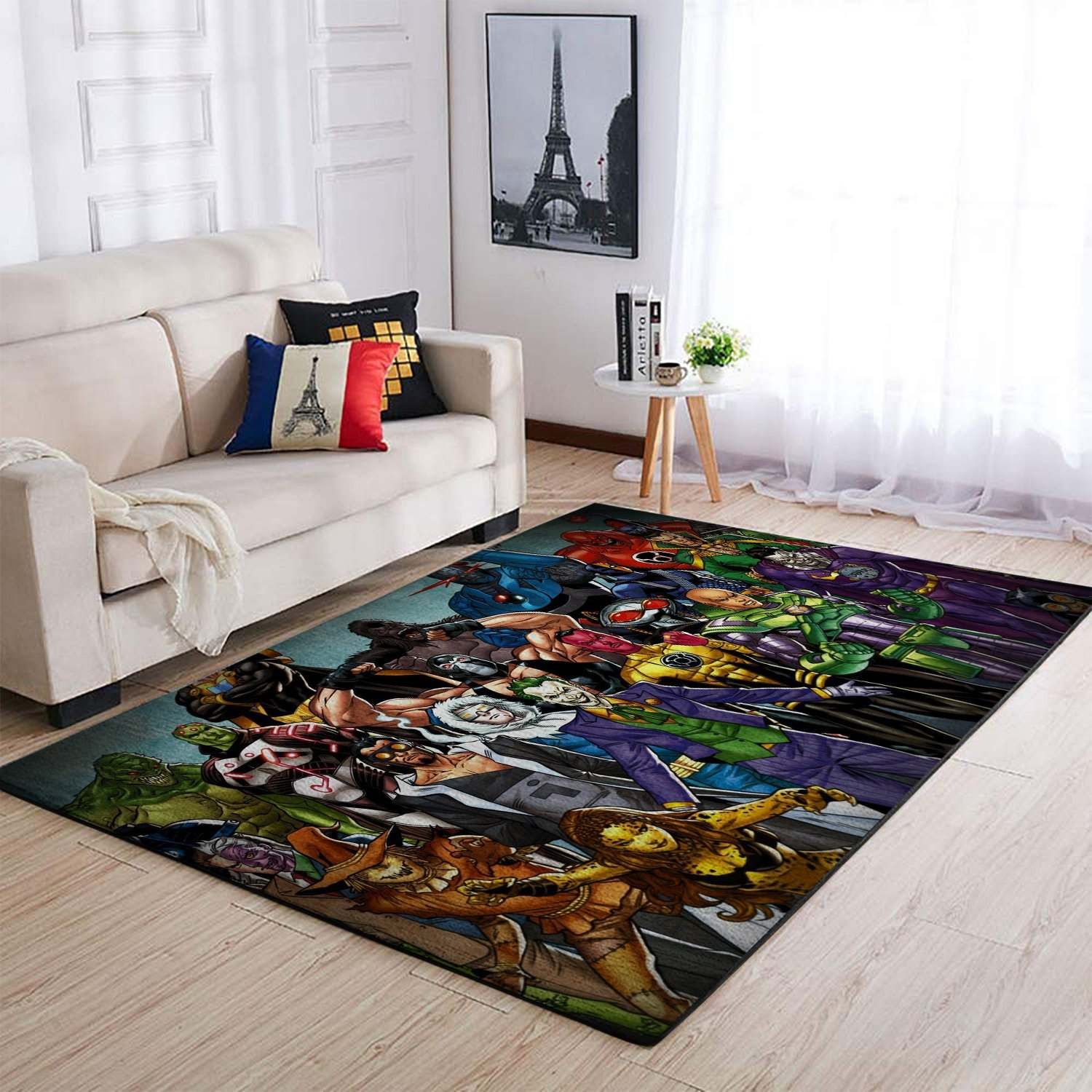 Suicide Squad Team Area Rug Carpet, Floor Decor