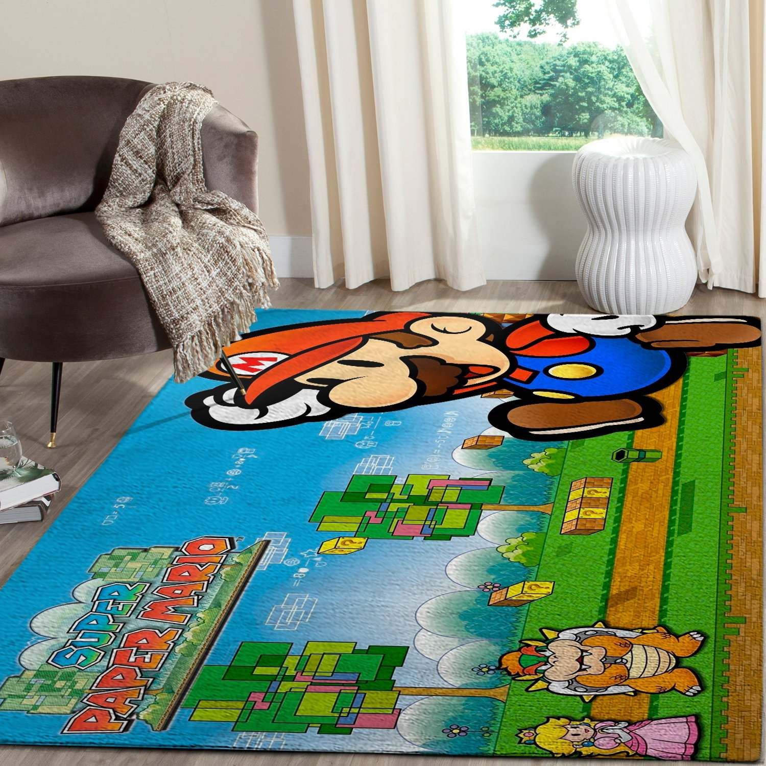 Super Mario Area Rug / Gaming Rug Carpet