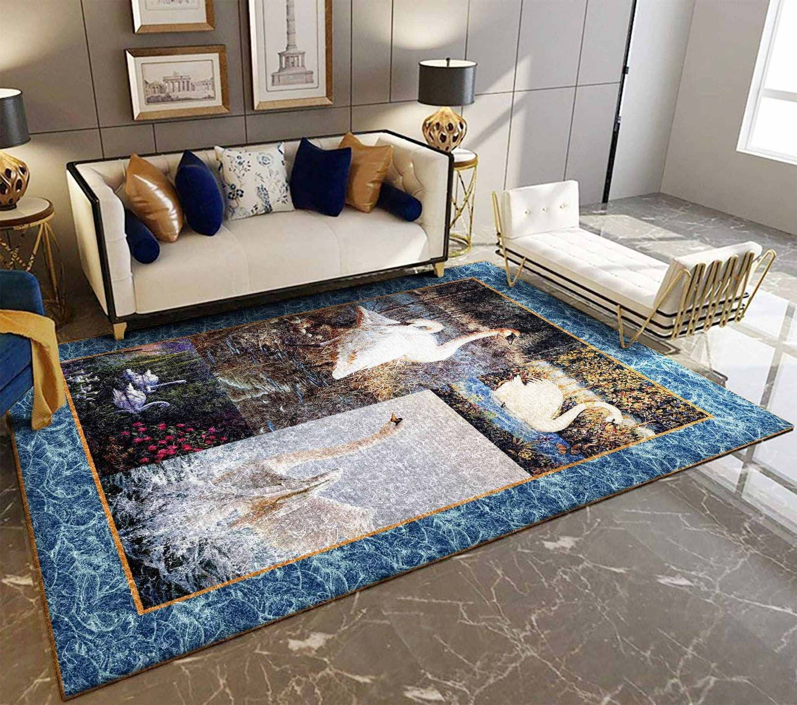 Swan Rug Carpet