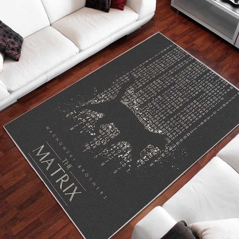 The Matrix Rug Carpet Mat All Over Print