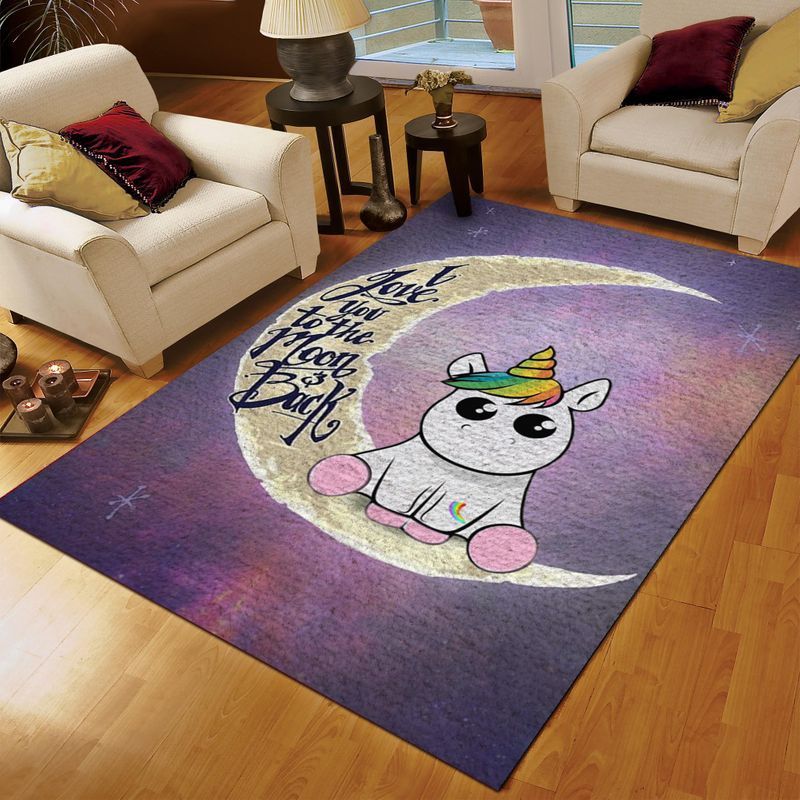 Unicorn Carrying You Rug Carpet