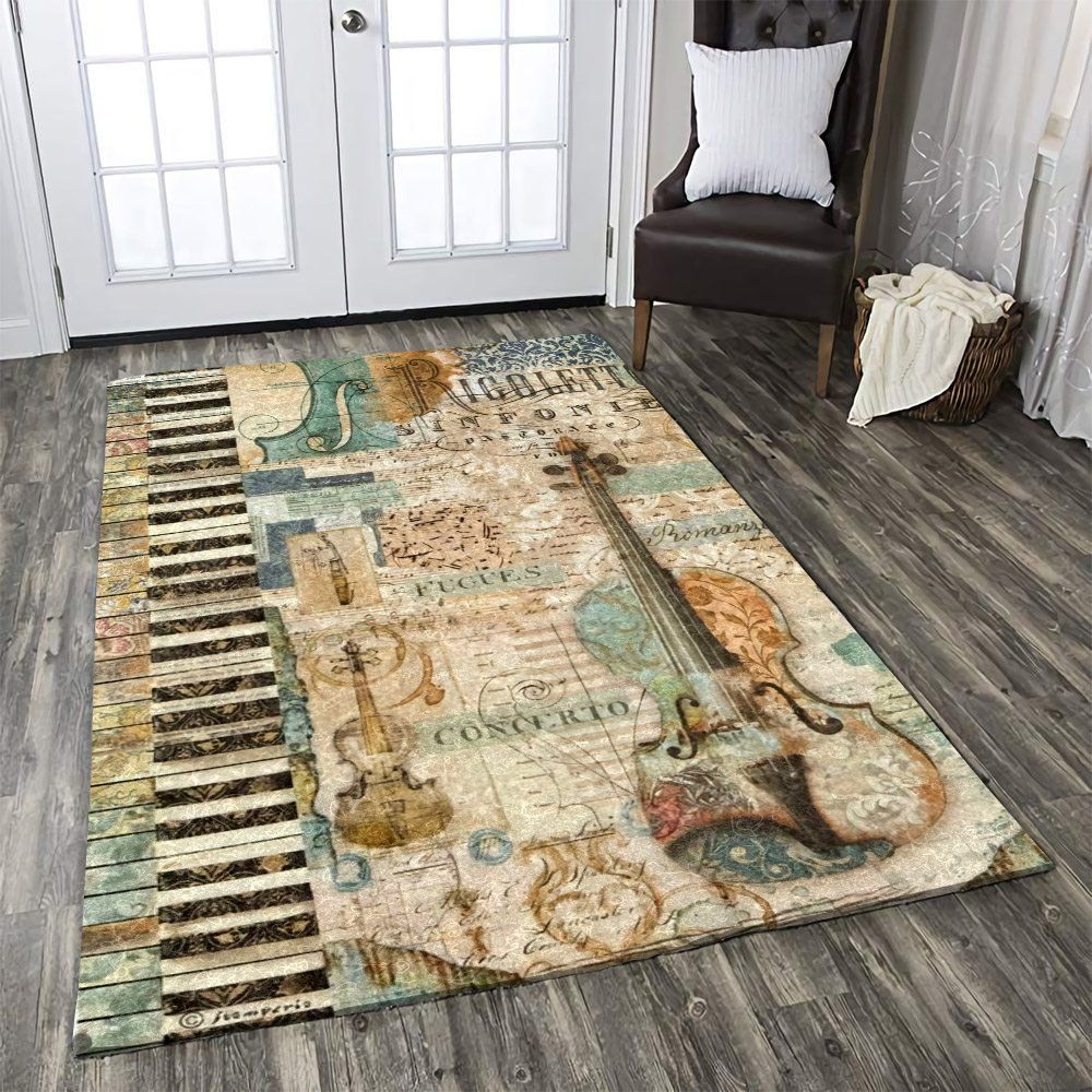 Vintage Violin Rug Carpet