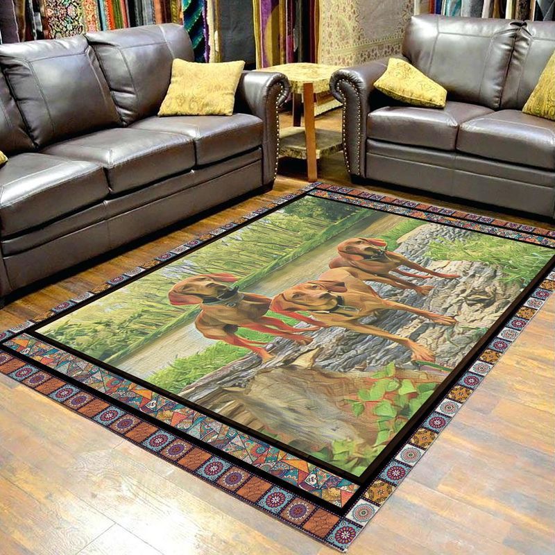 Vizsla Team Area Rug Carpet