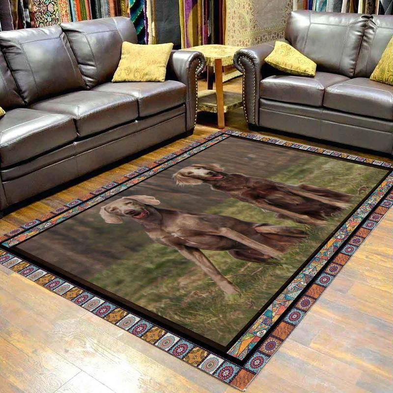 Weimaraner Friend Area Rug Carpet