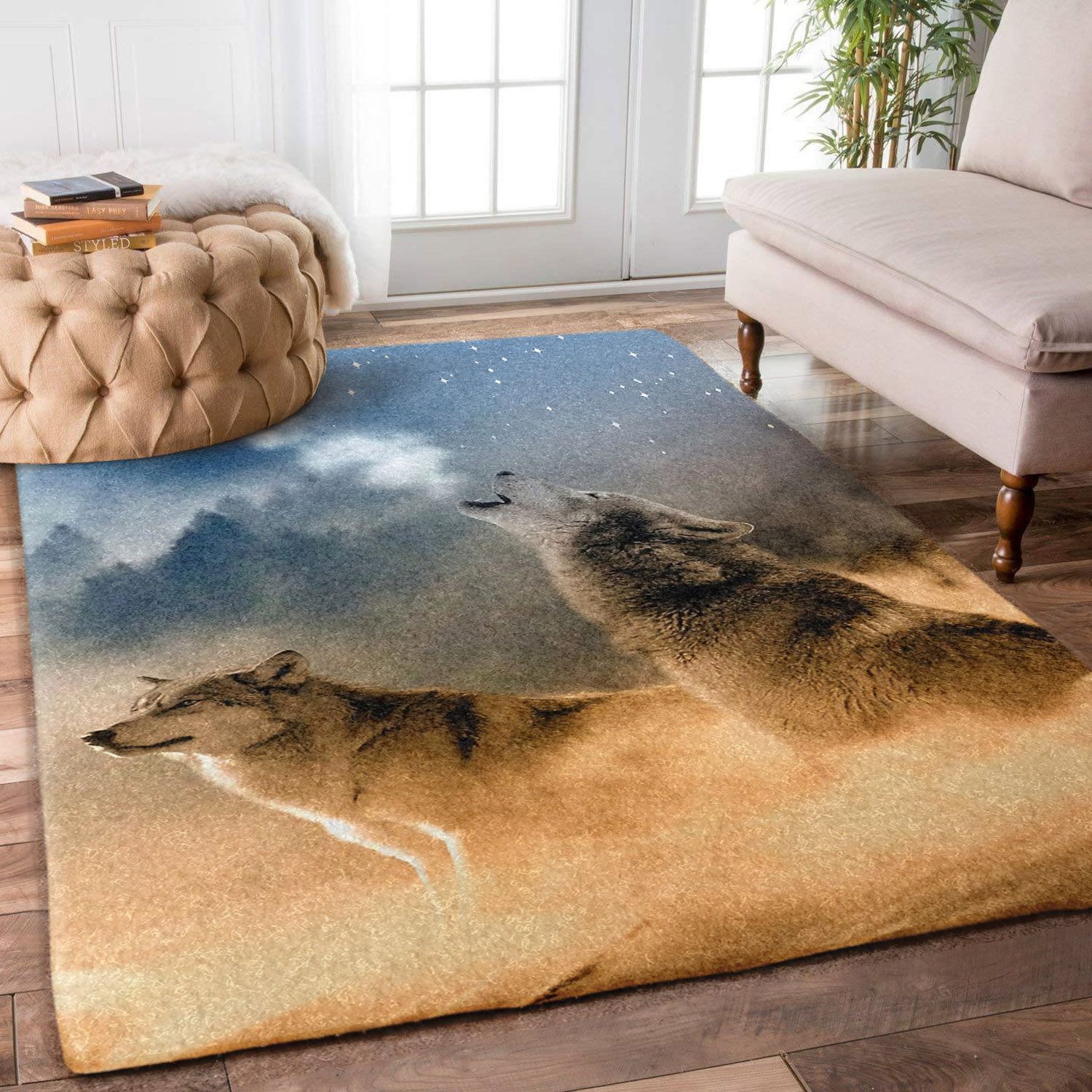 Wolves DN73678 Rug Carpet