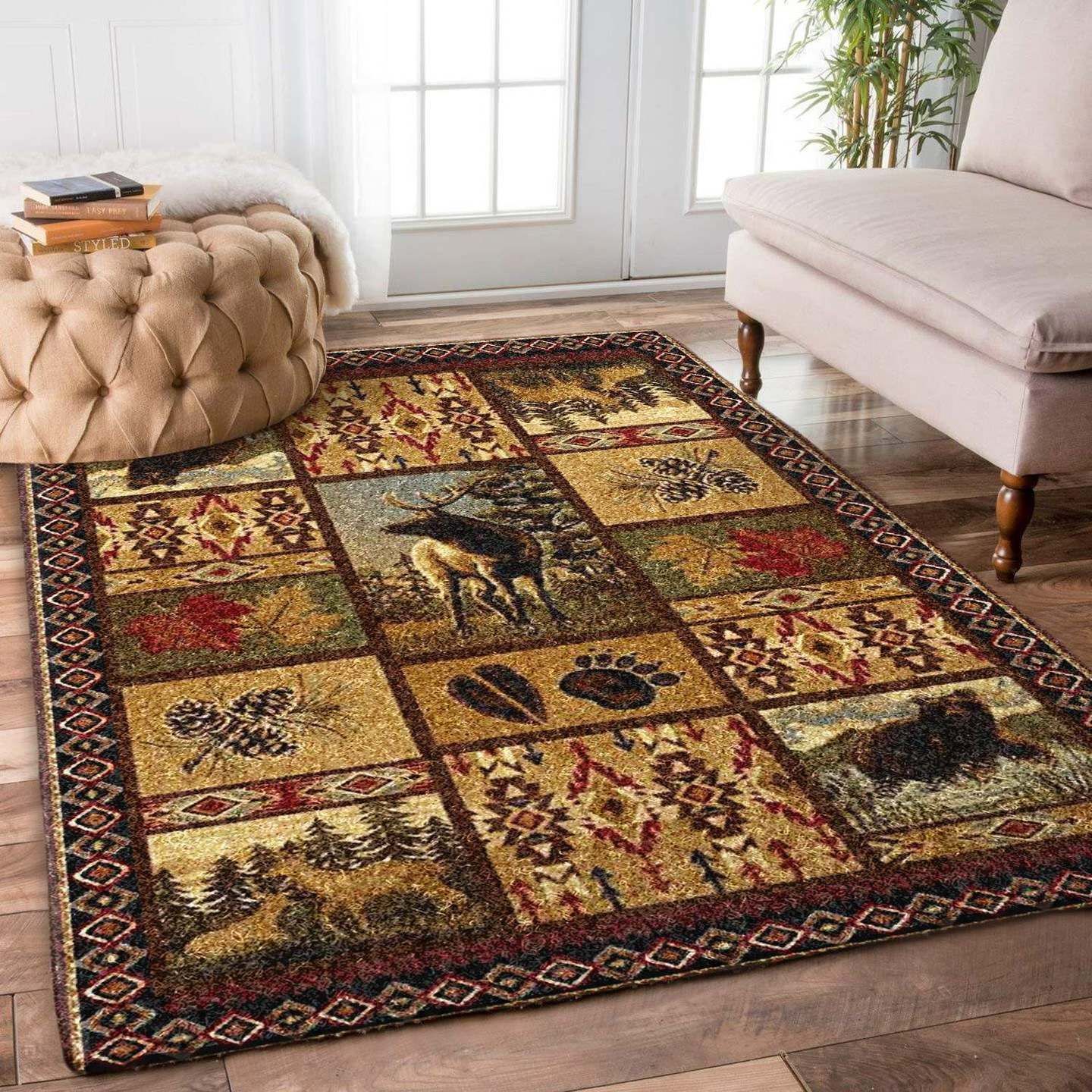 Wood Forest Rug Carpet