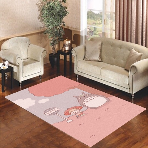 aesthetic soft wallpaper anime Living room carpet rugs