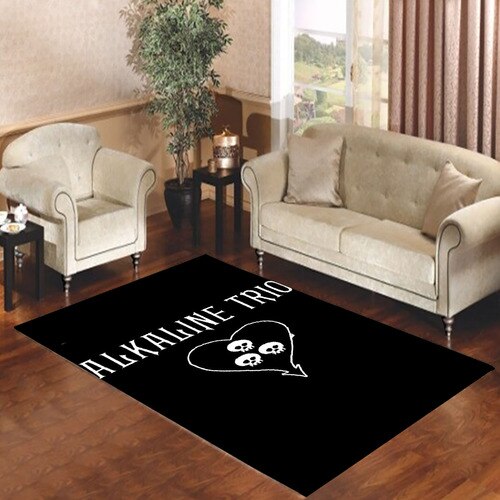 alkaline trio logo Living room carpet rugs