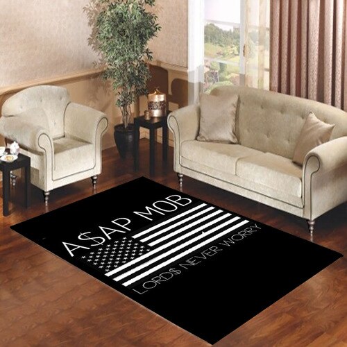 asap rocky mob lords never worry Living room carpet rugs