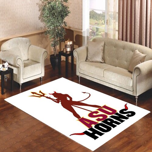 asu horns Living room carpet rugs