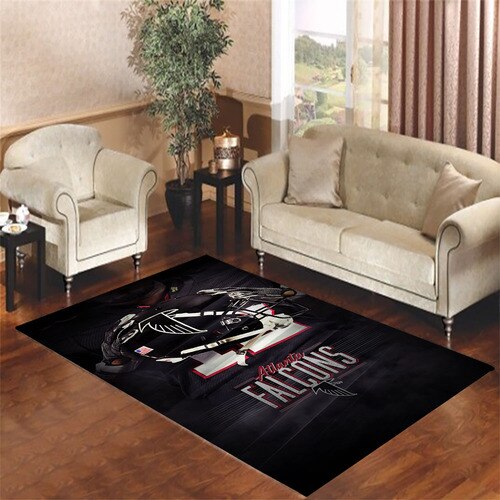 atlanta falcons team Living room carpet rugs