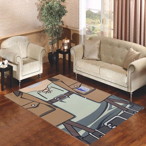 attack on titan uniform Living room carpet rugs