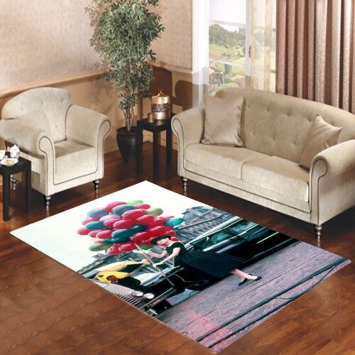 audrey hepburn balloons Living room carpet rugs