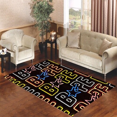 bape neon Living room carpet rugs