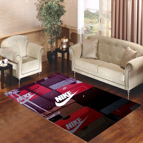 basketball just do it and passion three Living room carpet rugs