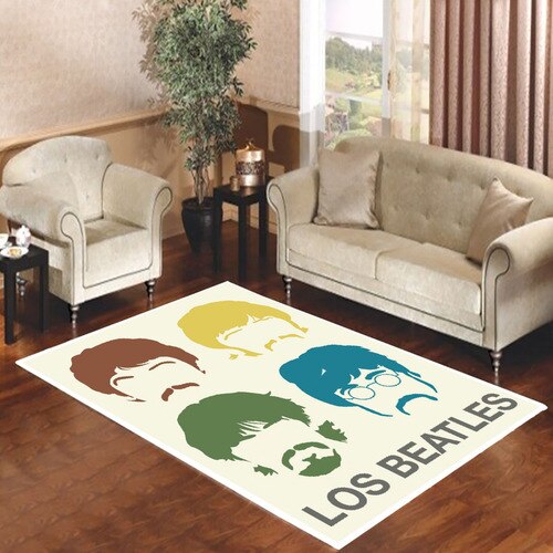 beatles color silhouettes Living room carpet rugs