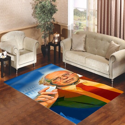 bernie sanders pop color Living room carpet rugs