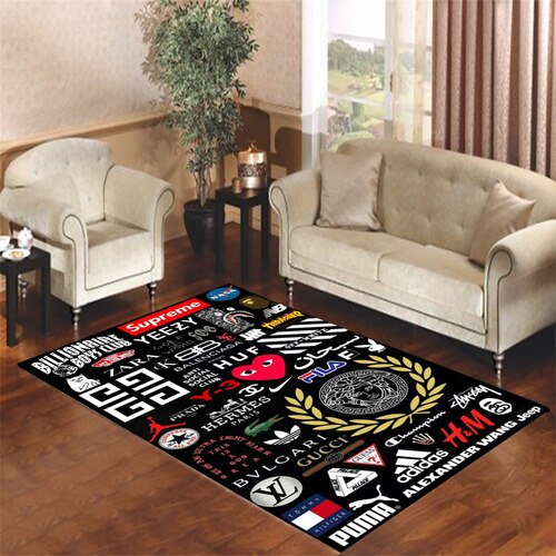 best brands logo Living room carpet rugs