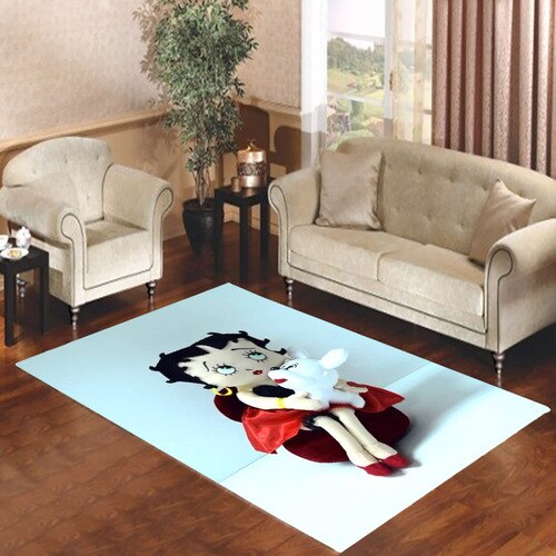 betty boop holding puppy Living room carpet rugs