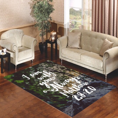 bible verse Living room carpet rugs