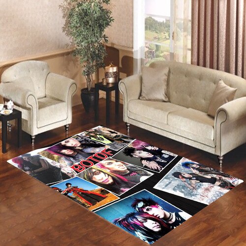 blood on the dance floor band collage Living room carpet rugs