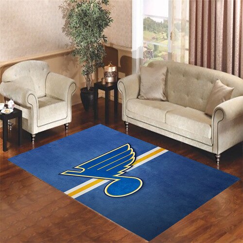 blues st louis logo Living room carpet rugs