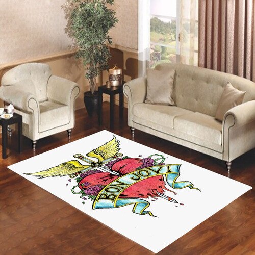 bon jovi nebula heart Living room carpet rugs