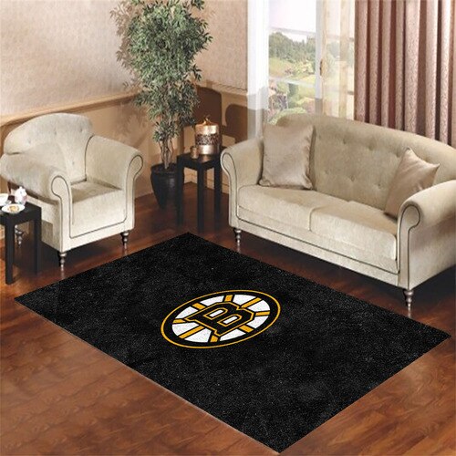 boston bruins logo Living room carpet rugs