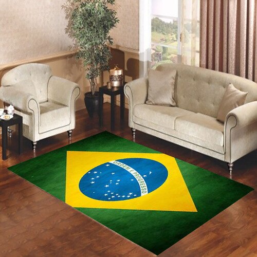 brazil flag Living room carpet rugs