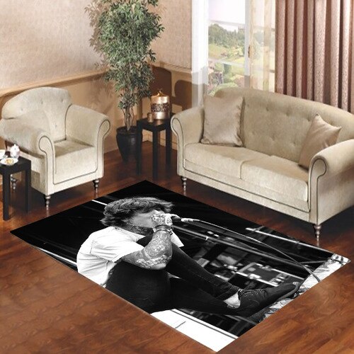 bring me the horizon singer grey Living room carpet rugs