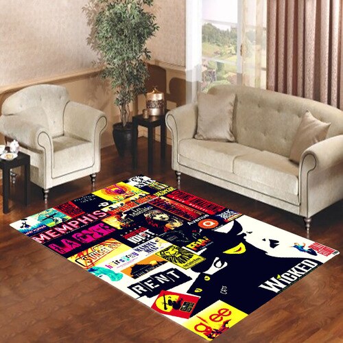 broadway collage 2 Living room carpet rugs