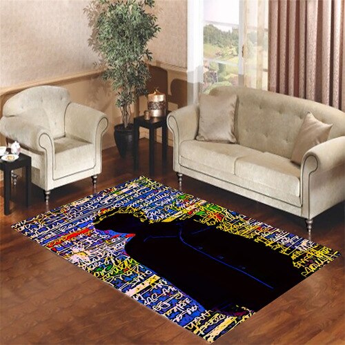 bts fanarts Living room carpet rugs