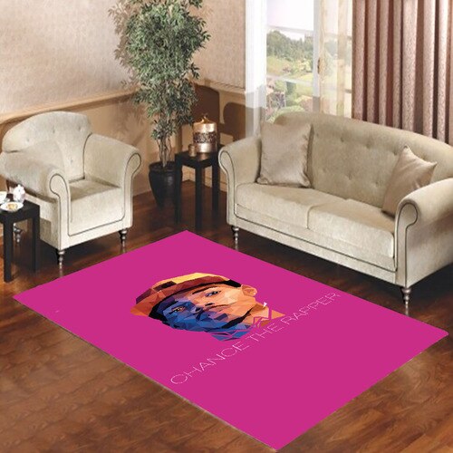 chance the rapper artwork Living room carpet rugs