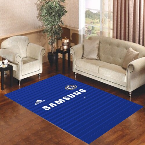 chelsea jersey blue stripe Living room carpet rugs