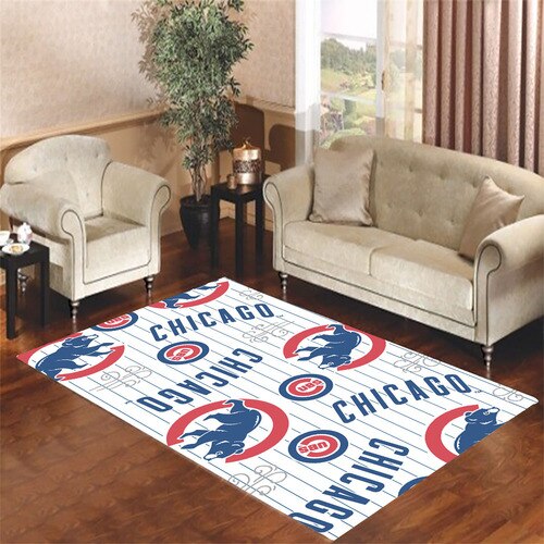 chicago cubs 2 Living room carpet rugs