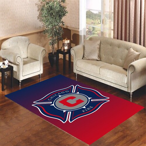 chicago fire logo Living room carpet rugs