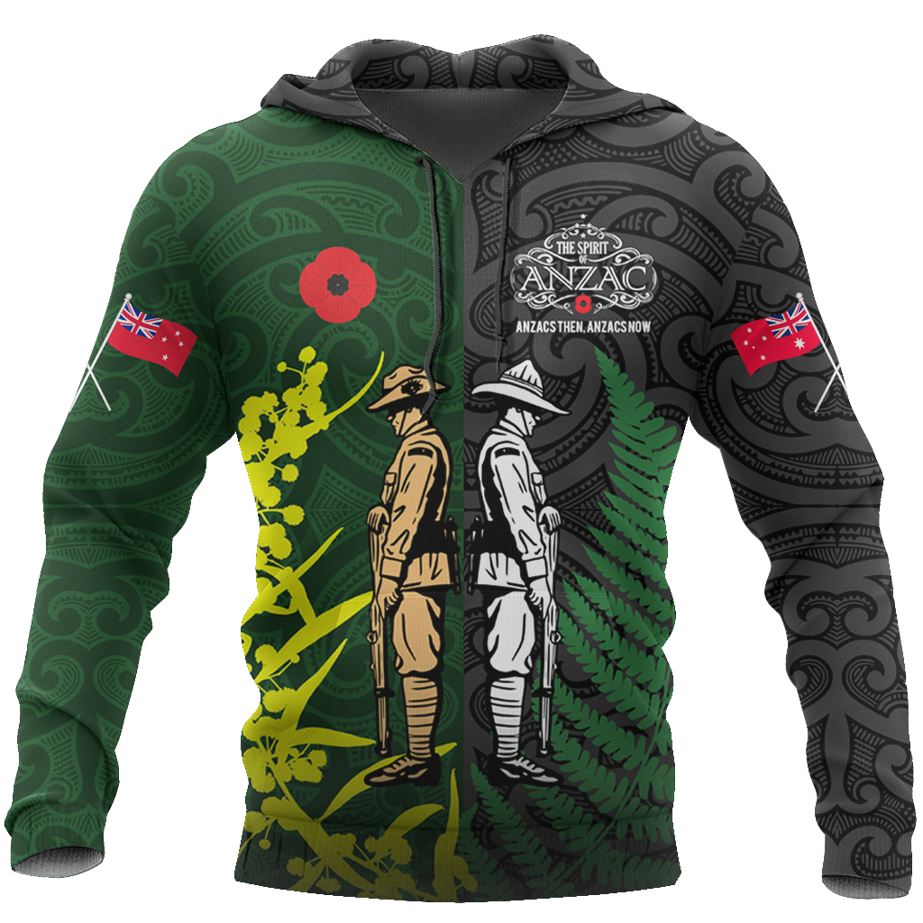 ANZAC Day The Ode Remembrance Lest We Forget Kiwi and Australia 3D Printed Hoodie/Zipper Hoodie