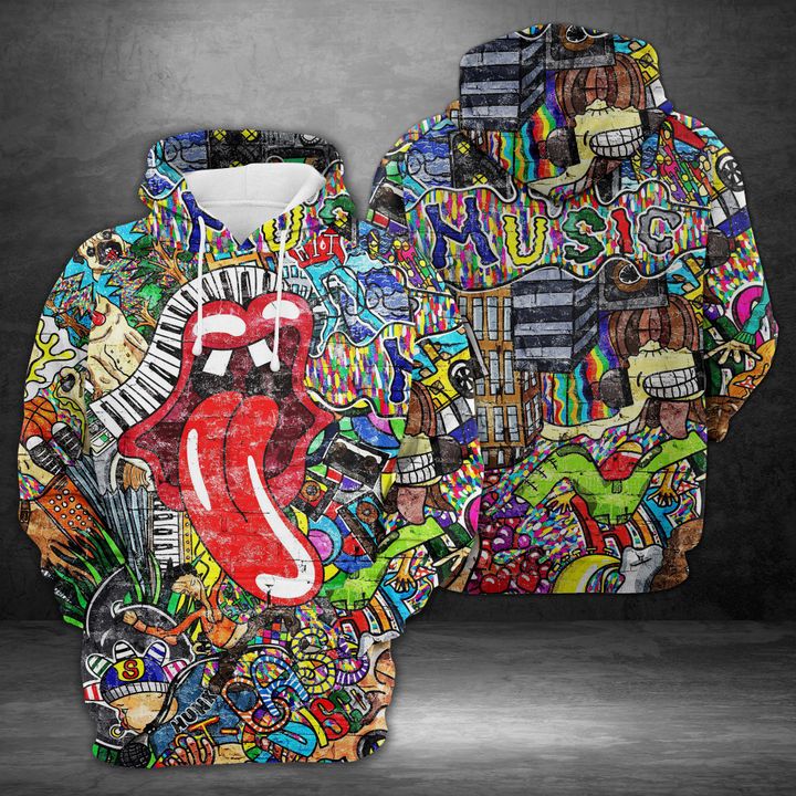 Amazing Graffiti 3D Printed Hoodie/Zipper Hoodie