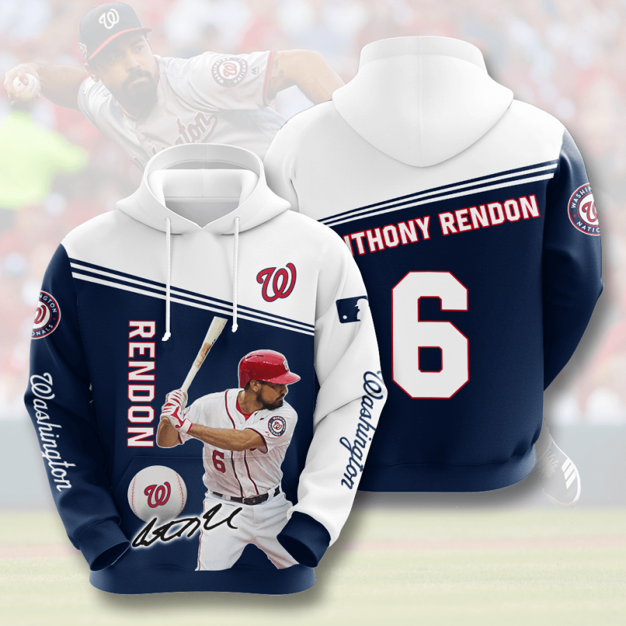 Anthony Rendon Washington Nationals 3D Printed Hoodie/Zipper Hoodie