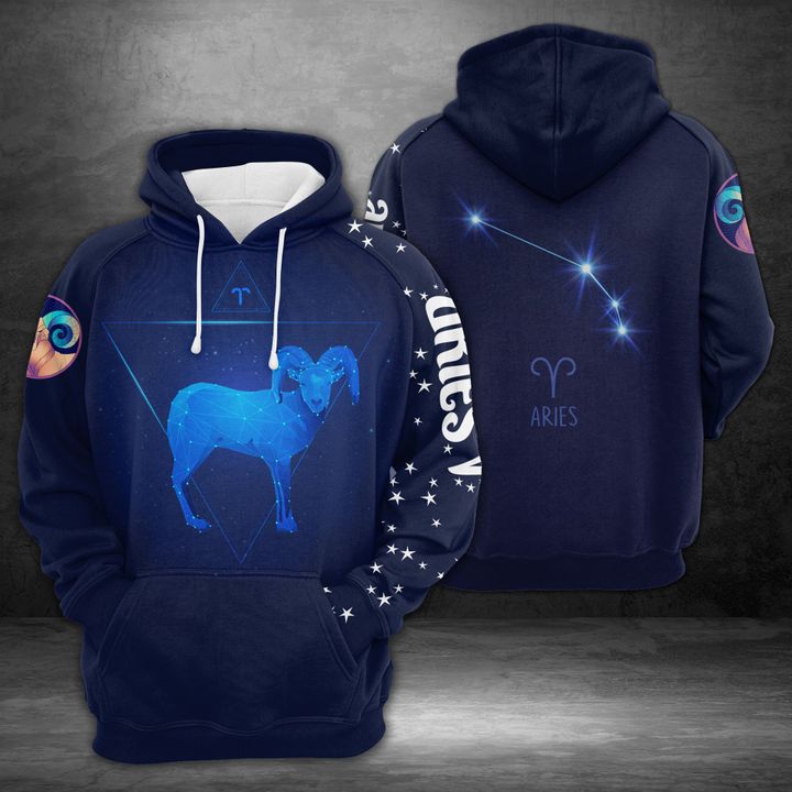 Aries Horoscope 3D Printed Hoodie/Zipper Hoodie