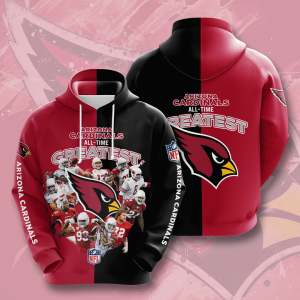 Cheapest NFL Hoodies 3D Men Arizona Cardinals Hoodies Sweatshirt