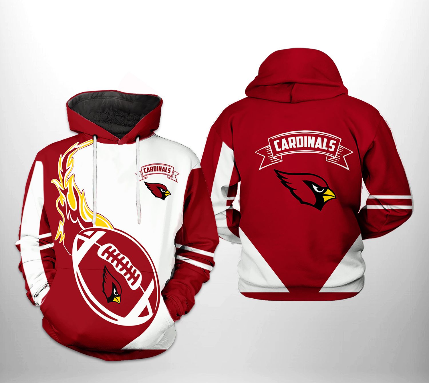 Arizona Cardinals 3D Printed Hoodie/Zipper Hoodie - Travels in Translation